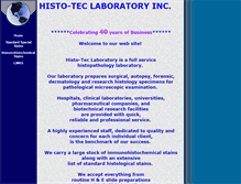 Tablet Screenshot of histoteclab.com